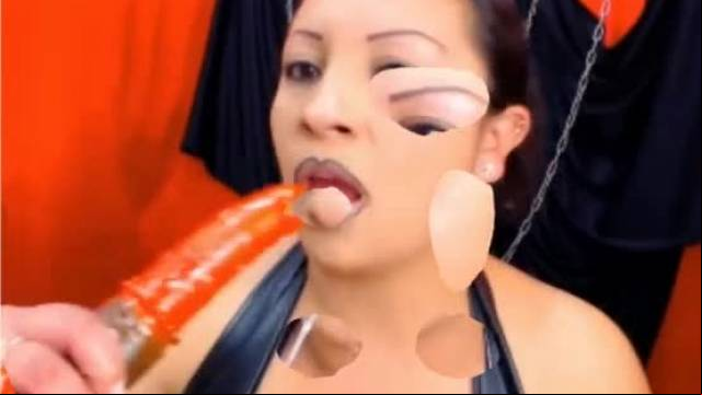 Kinky latina deepthroat vomits