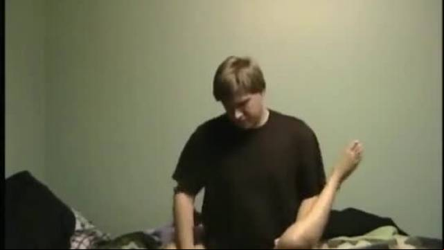 Lucky geek fucks a super hot teen
